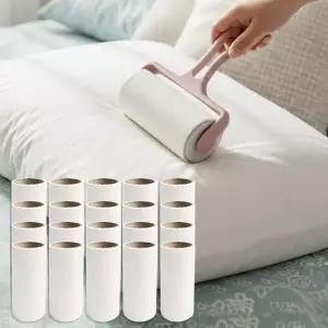 [본품+리필 20개+거치대] 초강력 테이프 클리너 돌돌이 사선컷팅 롤크리너 총1,000회