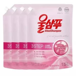 울샴푸 오리지널 1.5L 리필 4개