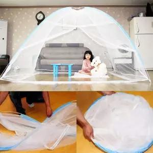 바닥없는 원터치 모기장/ 간편한 보관/ 모기 차단망