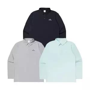 [아이더] 남성 아이스롱 라인 긴팔 폴로 티셔츠_DMM24209
