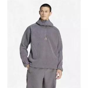 ADIDAS 보그 플리스 팀가이스트 하프 집업 후디 - 그레이 KR5186 2499351