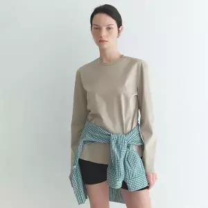 [온앤온](강남점) 라운드넥 실켓 티셔츠 NEW6SE227