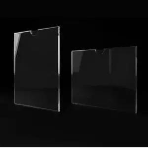 A4 사이즈 아크릴 게시판 무타공 벽 부착형 가로형