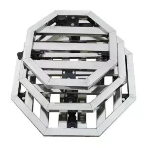 화분 받침대 이동식 팔각형 스테인리스 트레이 원형 사각 분재 바퀴 거치대