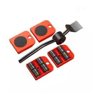 가구이동 지렛대 도구 무거운물건 옮기기 셀프이사 편리한 운반장비 바퀴달린 받침대