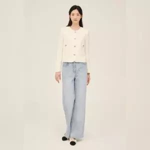 [롯데백화점]제이제이지고트 메탈 버튼 라운드넥 재킷GP3M0JK941