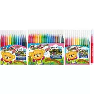 지구 노마르지 사인펜 12색/16색/24색/잘 마르지않는