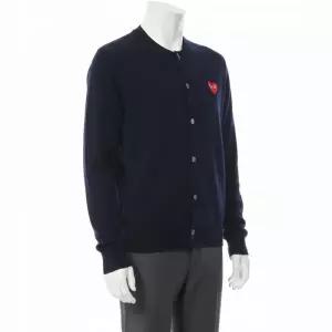 꼼데가르송 25FW 레드하트 와펜 울 가디건 AX N007 051 2