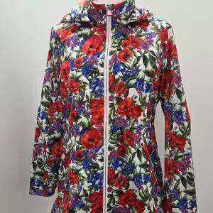 [루이까스텔]여성용 흩겹롱기장 플라워패턴여성점퍼