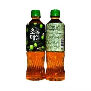웅진 초록매실 매실 음료 주스 PET 500ml x 12개