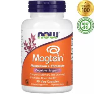 나우푸드 마그네슘 L트레온산 Magtein Magnesium L-Threonate 90정 비건