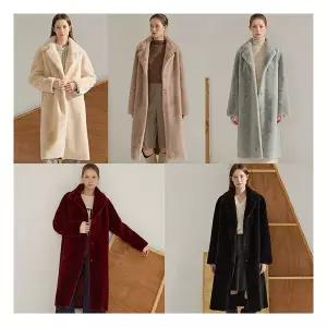 리오벨 역시즌특집 페이크퍼 리버시블 롱무스탕+벨트 25FW 651221