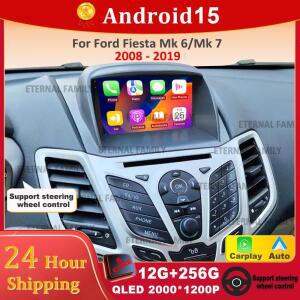 안드로이드 15 포드 피에스타 Mk 6 및 포드 피에스타 Mk 7 2008 - 2019 차량용 라디오 멀티미디어 비디오