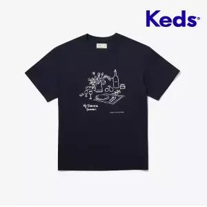 KEDS 피크닉 티셔츠_KD2RSG2107FNAY