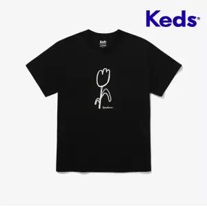 KEDS 튤립 티셔츠_KD2RSG2106FBLK