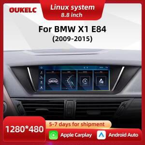 BMW X1 E84 2009-2015 CIC CarPlay 안드로이드 오토 터치스크린 유닛 8.8인치 비디오 BT 디스플레이 모니터