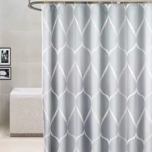 키밍 다용도 욕실용 패브릭 방수 샤워커튼 칸막이/디자인/물때방지/방수천/샤워실/가림막/목욕탕/호텔/숙박