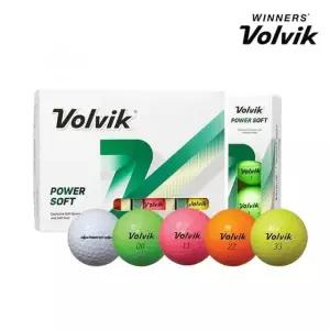 볼빅 파워소프트 2피스 골프공 12구 컬러볼
