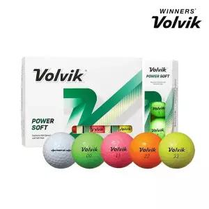 볼빅 파워소프트 2피스 골프공 12구 컬러볼