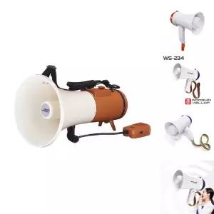 삼주 분리형 메가폰 JE-583BSW 확성기 싸이렌/가이드/음성/증폭기/건전지/고성능/나들이/다용도/단체/활동