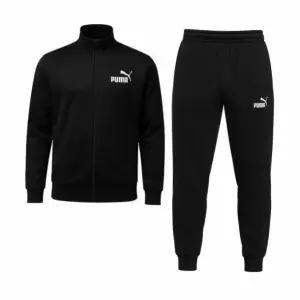 [매장정품] 푸마 에센셜 트랙수트 약기모 남자 트레이닝 세트 운동복 짐웨어 런닝복 블랙 684847-01