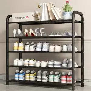 오픈형 현관 신발장 철제 선반 정리 선반 5단