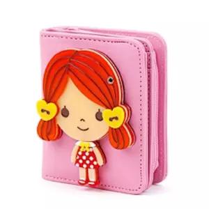 모모프렌즈 거울 지갑/학생/반지갑/초등학교/아동/캐릭터/여행/포켓/여행용/1학년/귀여운/초등학생/선물용