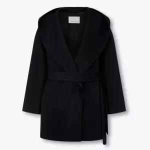 벨티드숄카라 후드하프코트(7155416006)