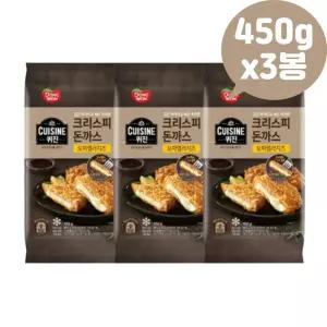 동원 크리스피 모짜렐라 치즈돈까스 450g x3개 자취 바삭한 집밥