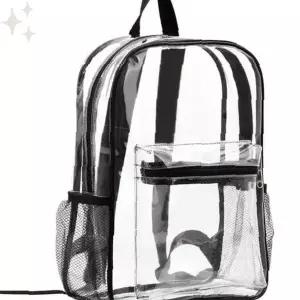 투명 비닐 백팩 야구장 직관 콘서트 행사 입장 가방 덕질 굿즈 수납 학생 통학