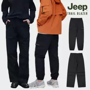 지프 26SS 최신상 트레일블레이저 파라슈트 팬츠+조거 팬츠 2종 세트 남녀공용