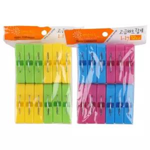 일조 고급 88호 집게 (색상랜덤) 일조 고급 88호 빨래집게 다용도집게