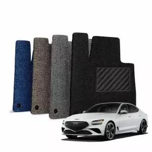 Brov 제네시스 G70 차량용 코일 카매트 1+2열 바닥 발판 자동차매트