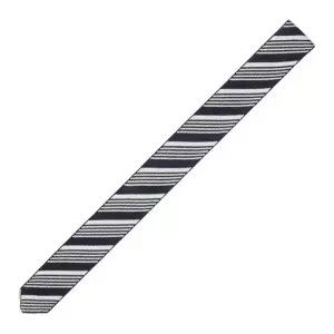 [톰브라운] 스트라이프 자카드 실크 니트 넥타이 네이비 136177860