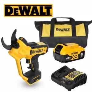 디월트 DCMPP568P1 20V 충전 전지가위 가지치기 5.0Ah 배터리 1개 파우치세트