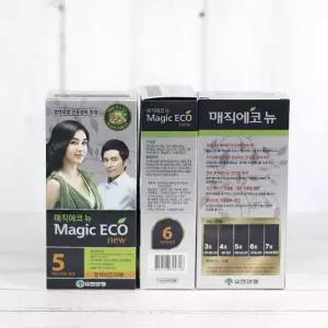 유 한양행 매직에 코 뉴 60g 5종 무향료 무암모니아 노PPD 국산하수오 전용삼푸동봉(S