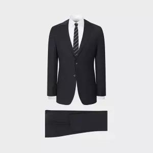 [롯데백화점]본 남성 봄/가을 솔리드 기본 경조사 면접 정장세트 네이비 BN4FJA012NY