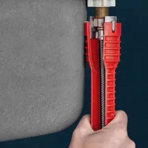 씽크대 수전교체 파이프렌치 8in1 만능 렌치 수전 급수호수 싱크대