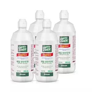 [알콘]옵티프리 렌즈세척액 익스프레스 355ml 4개