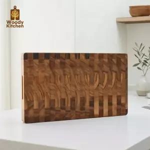 우디키친 레인트리 나무 엔드그레인 원목 도마