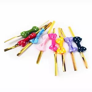 끈질긴 땡땡이 포장끈 얇은리본끈 텍끈 택끈 지끈 빵끈 택고리 100개