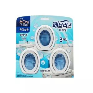 페브리즈 비치형 방향제 화장실용 상쾌한 비누향 6.3ml x 3입 탈취제
