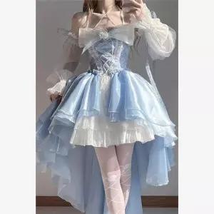 성인 공주 드레스 뱀파이어 냉동 할로윈 연극 라푼젤