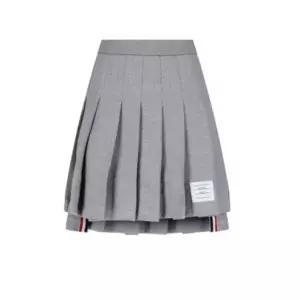 [톰브라운] 미니 플리츠 오가닉코튼 루프백 스커트 31945923