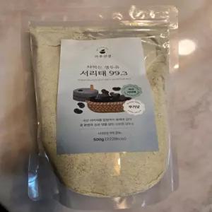 가루선생 타먹는 생두유 서리태 99.3 국산 검은콩 가루 무첨가 두유 (서리태 500g)