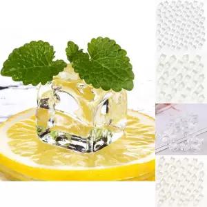 아크릴 얼음 모형 20mm 50개/배경/장식/가짜/음료/소품/용품/조형/촬영/카페/큐브/인테리어/각얼음/아이스