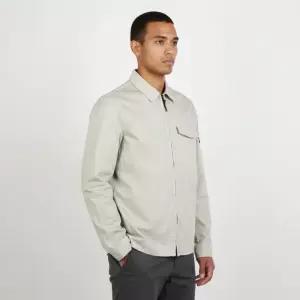 6S 1200015 S0012 V0061 와펜 패치 집업 셔츠 자켓 펄 그레이