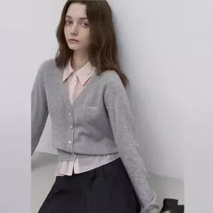 백화점 잇미샤 셔츠 가디건 레이어드 니트탑 ITQ3KPO810