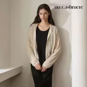 [NU LINEN]누캐시미어 26SS 린넨블렌드 후드가디건