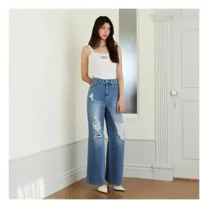 에고이스트BL 디스트로이드 와이드 데님 팬츠 ES2ODP03 995841